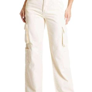 Calça Sarja Sawary Wide Leg - 281529 Amarelo