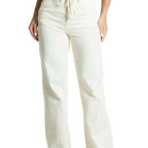 Calça Sarja Sawary Wide Leg - 281585 Amarelo