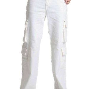 Calça Sarja Sawary Wide Leg Petit - 282404 Branco