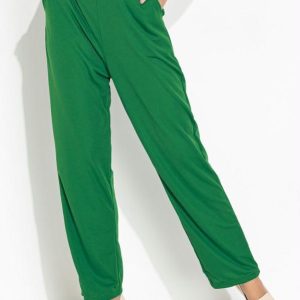 Calça Verde Bandeira com Bolsos Funcionais