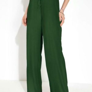 Calça Verde com Cordel para Amarrar