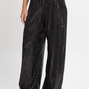 Calça de Paetê Feminina Preto