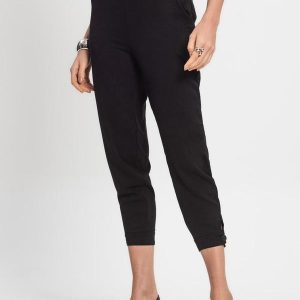 Calça em Viscose Feminina Preto