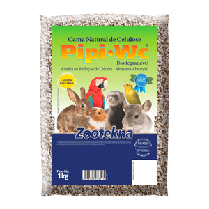 Cama Natural de Celulose Pipi WC Erva Doce Zootekna - 1 kg