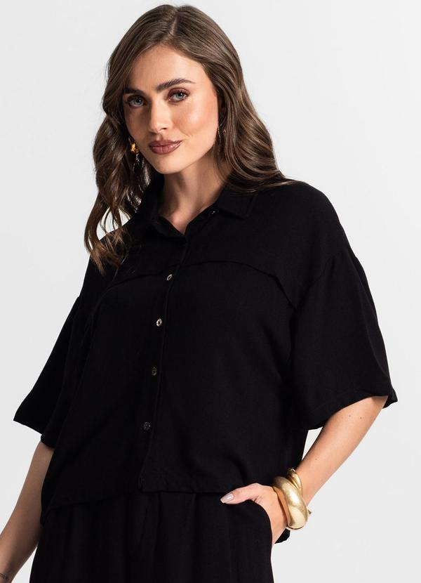Camisa Feminina Preto