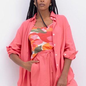 Camisa Feminina Rosa