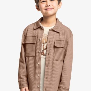 Camisa Infantil Masculino Marrom