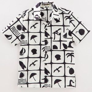 Camisa Ladrilho Estampado