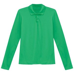 Camisa Polo Manga Longa Feminina