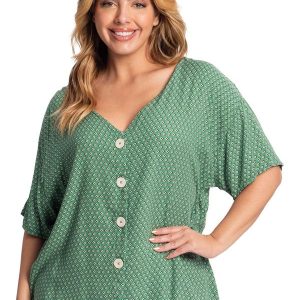 Camisa Viscose Feminina Verde