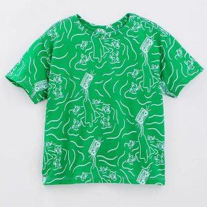 Camiseta 100% Algodão Boom Boto Verde