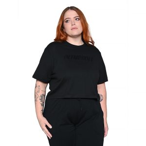 Camiseta Box Olympikus Feminina Plus Size G1 Preto