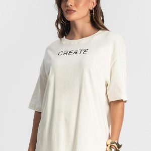 Camiseta Feminina Bege