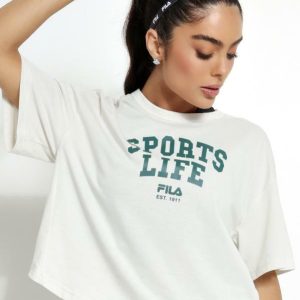 Camiseta Feminina Essetial Floating Over Bege