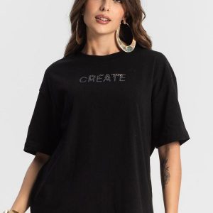 Camiseta Feminina Preto