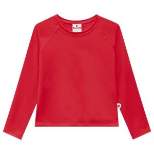 Camiseta Infantil Malha Uv Vermelho
