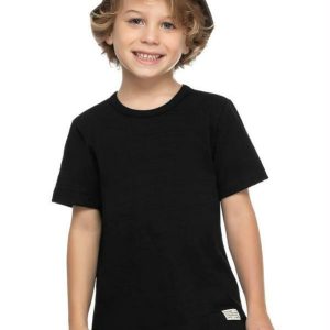 Camiseta Infantil Menino Básica Preto