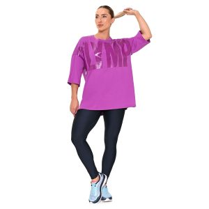 Camiseta Over Olympikus Feminina P Roxo