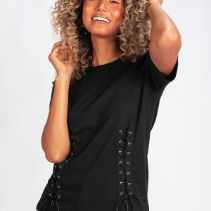 Camiseta em Malha Preto