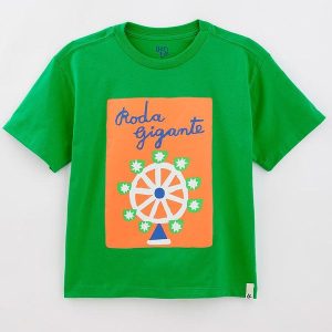Camiseta em Malha Verde