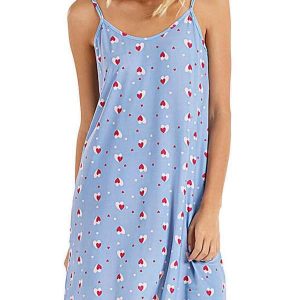 Camisola Feminina Curta Cor com Amor 2010344 Azul