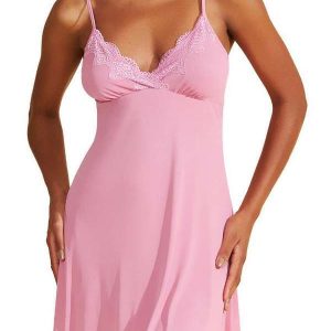 Camisola Feminina Curta Recco 18011 21179-Rosa-Nostalgic