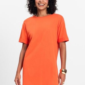 Camisola Feminina Lisa Laranja