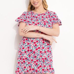 Camisola Floral Lúdico em Malha