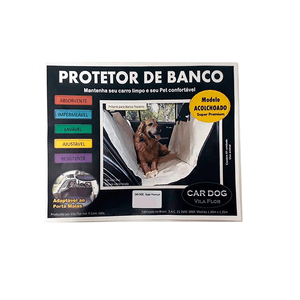 Capa para Banco de Carro Super Premium Cnza Chumbo Vila Flor - Único
