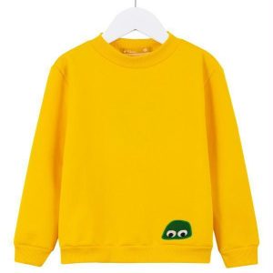 Casaco Menina de Moletom Coletivo Amarelo