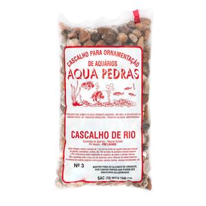 Cascalho para Aquário Aqua Pedras N° 3