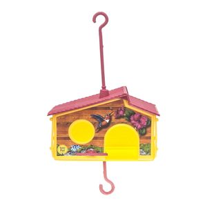Casinha Plástica para Beija-Flor Tudo Pet Amarela - Único