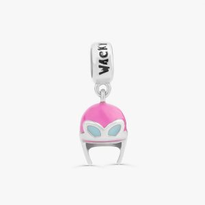 Charm Capacete Penélope Corrida Maluca em Prata 925