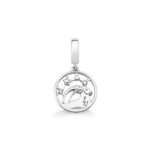Charm Capricórnio Cravejado em Prata 925