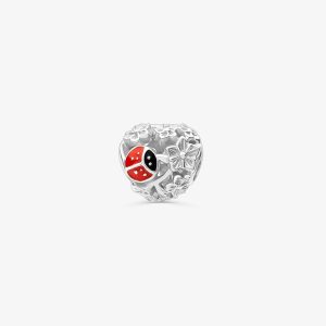 Charm Coração em Prata 925