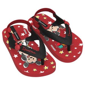 Chinelo Baby Ipanema Disney Vermelho