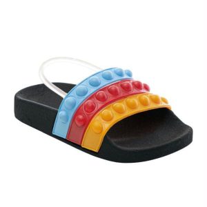 Chinelo Infantil Colorido com Pulseira