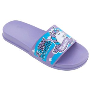 Chinelo Infantil Lilás em Full Plastic