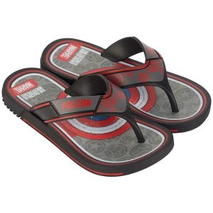 Chinelo Infantil Marvel Legado Super Flop Preto