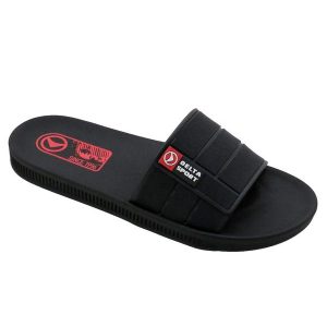 Chinelo Masculino Slide Preto com Sola Flexível