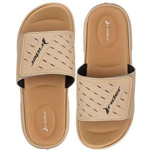 Chinelo Masculino Slide R Soft Plus Rider 12529 - Bege