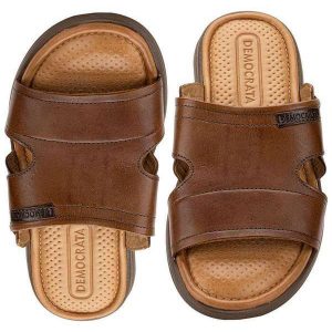 Chinelo Masculino Slide Soul Democrata 015134 - Caramelo