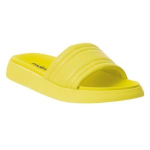 Chinelo Moleca Amarelo em Sintético