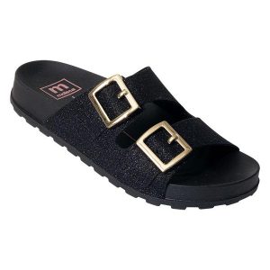 Chinelo Moleca Preto em Sintético