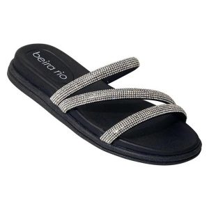 Chinelo Papete Beira Rio Preto em Sintético