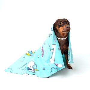 Cobertor Soft para Cães e Gatos Emporium Distripet Azul - Único