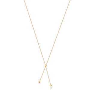 Colar Esfera em Ouro Amarelo 18k - 60 cm