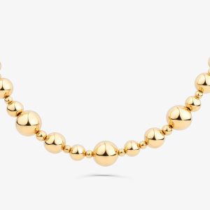 Colar Esferas Maxi em Ouro Amarelo 18k