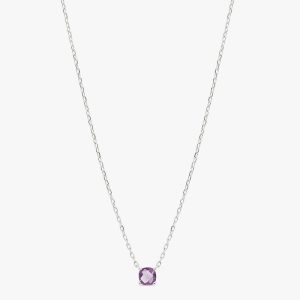Colar com Ametista em Prata 925