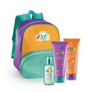 Combo Eudora Kids: Colônia Imaginação + Shampoo + Condicionador + Mochila Infantil